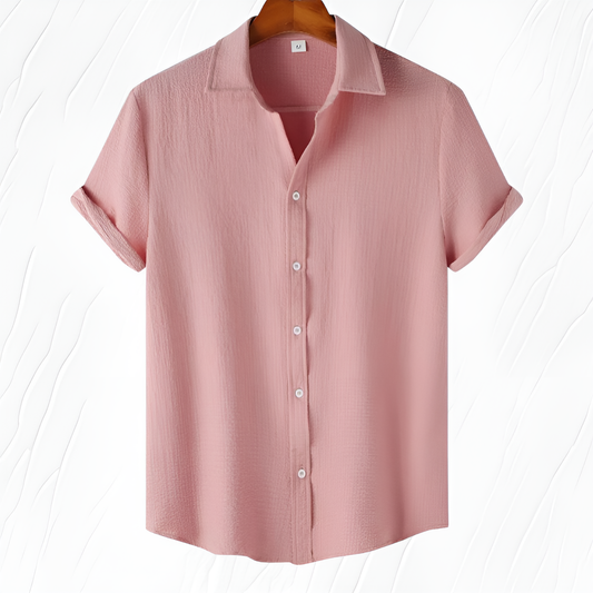 Baby Pink Half Sleeve Shirt